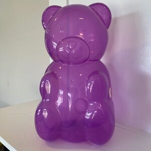 Gummy Bear Clear Purple Valentines Day Container